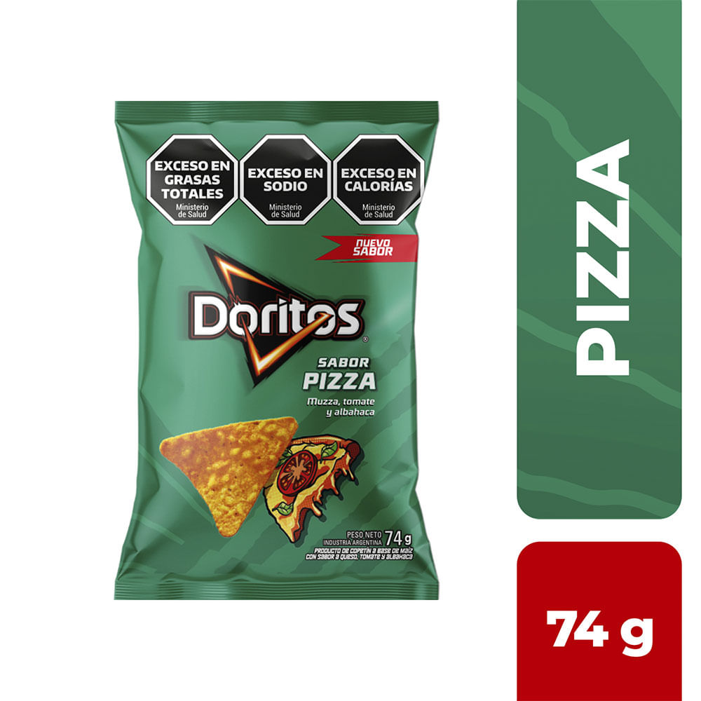 Nachos Sabor Pizza X 74 Grs Doritos