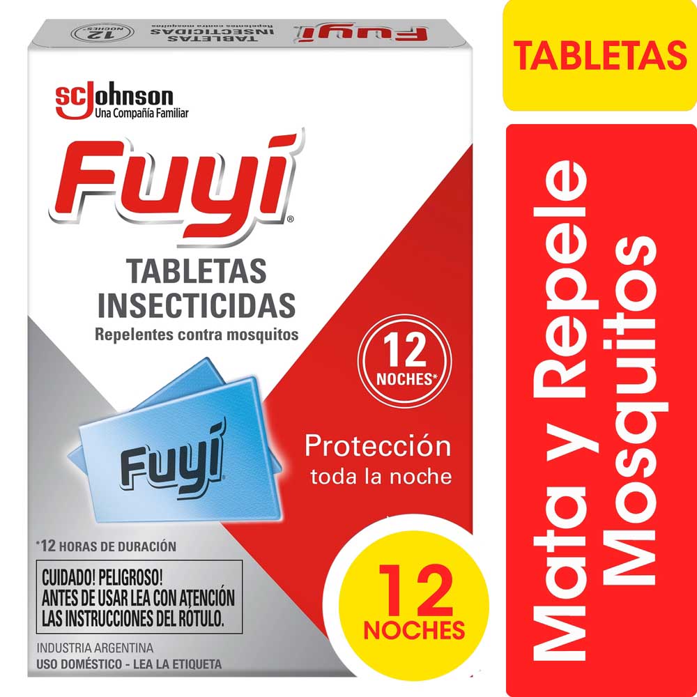 Tabletas Insecticida Contra Mosquitos Repuesto 12u Fuyi