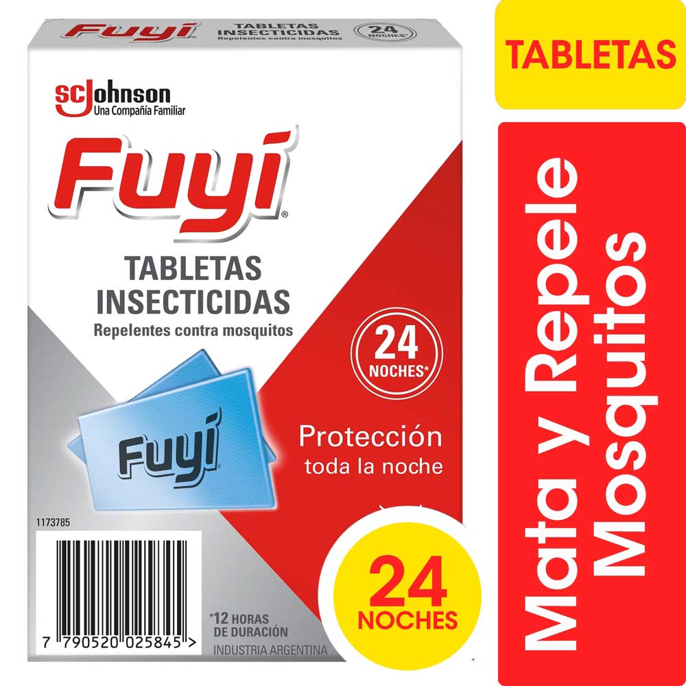 Tabletas Insecticida Contra Mosquitos Repuesto 24u Fuyi