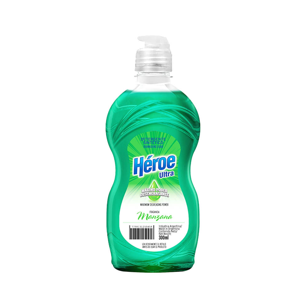 Lavavajilla Heroe Ultra Manzana 300