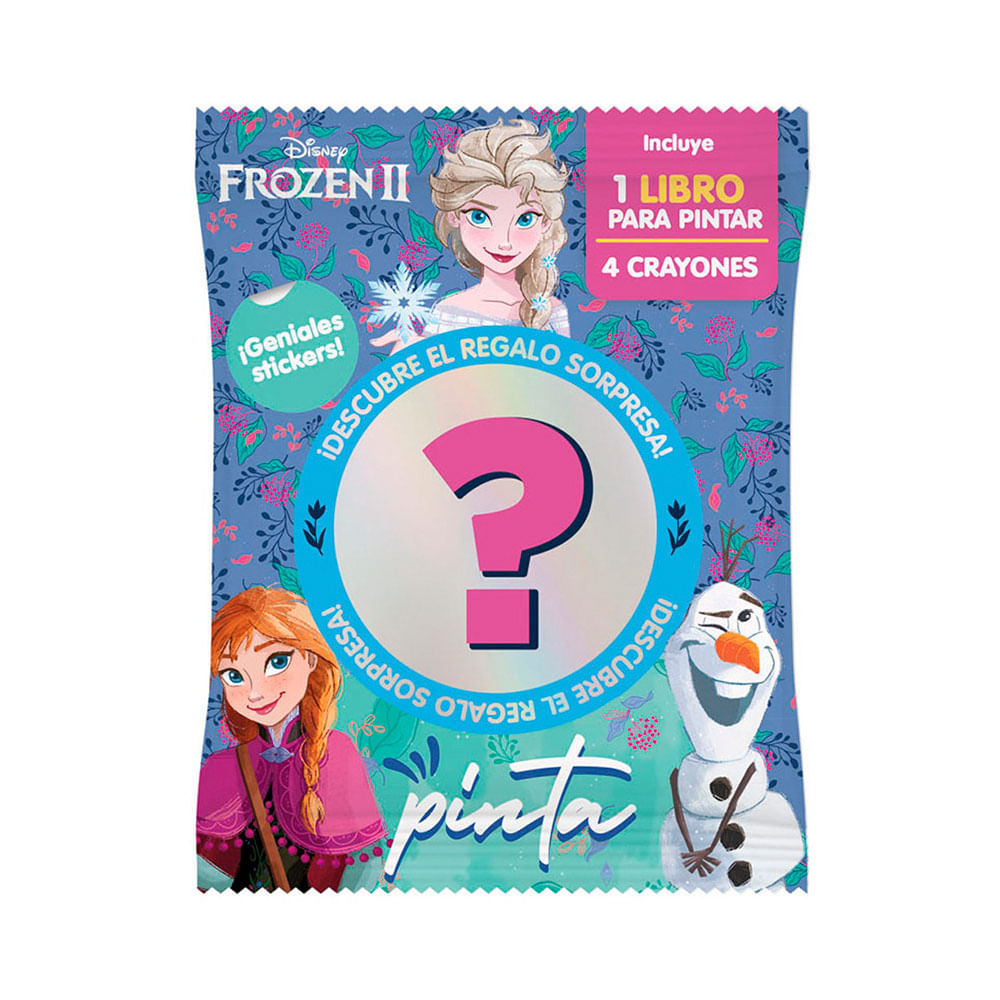 Frozen 2, Libro Para Pintar Y  Crayones Market Self