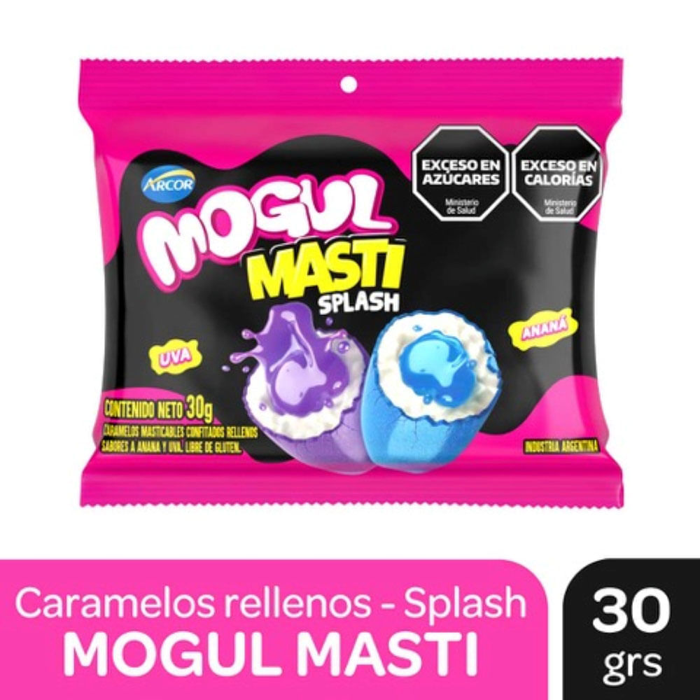 Caramelos Rellenos Splash 30gr Mogul