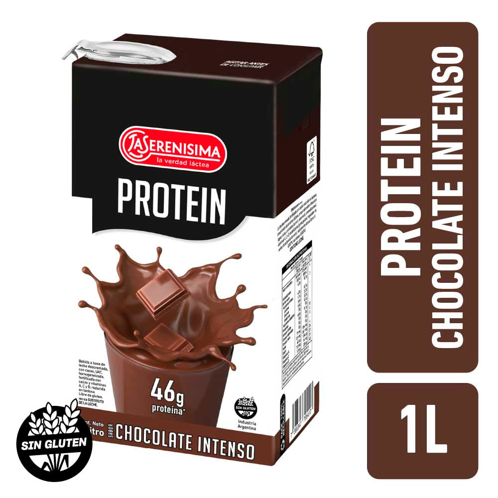Leche Descremada Protein Chocolate 1 L La Serenisima