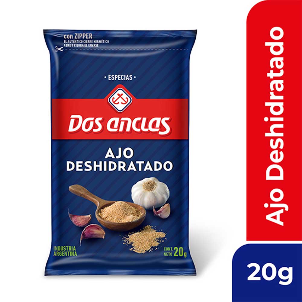 Ajo Deshidratado 20 Grs Dos Anclas