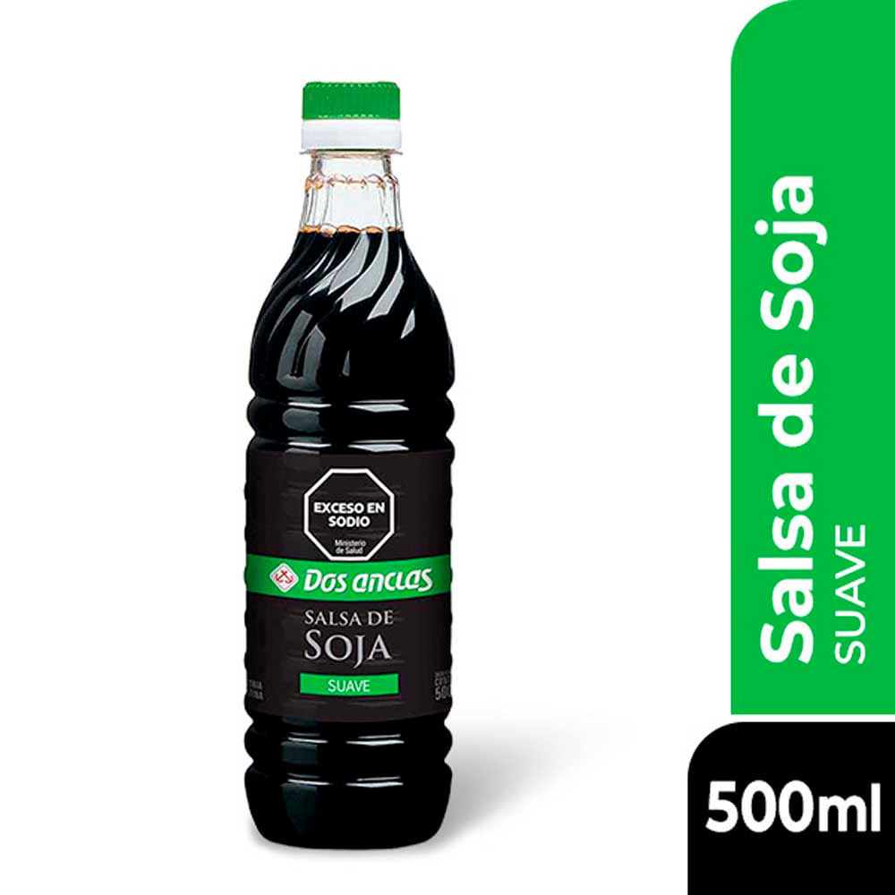 Salsa De Soja Dos Anclas Suave 500cc