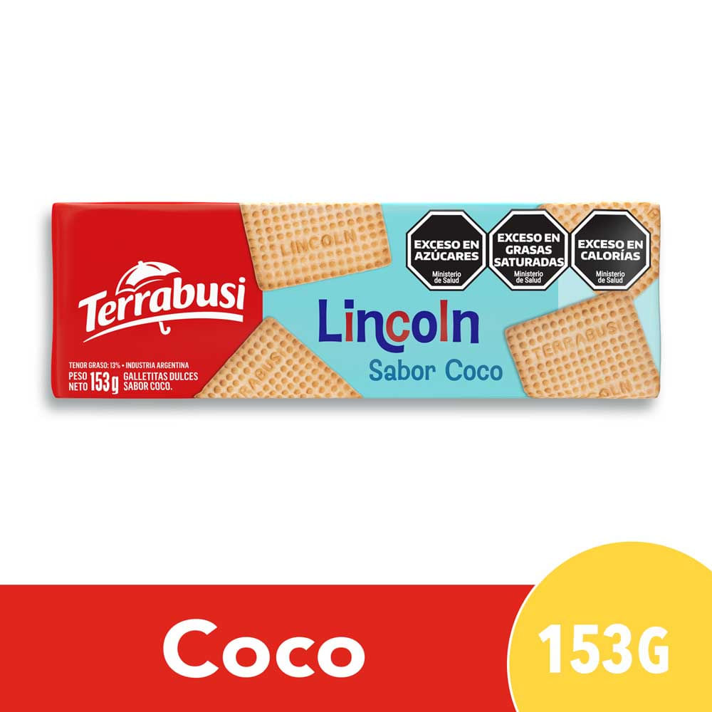 Galletitas Dulces Lincoln Coco Terrabusi 153 Gr