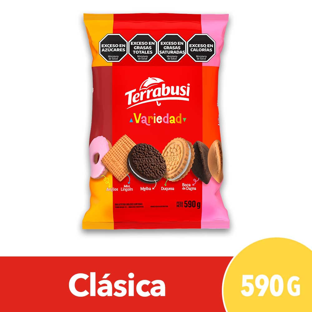 Galletas Sabor Surtido 590 Grs Terrabusi