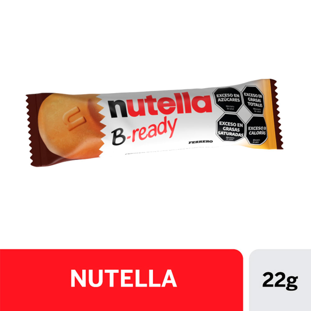 Bocadito B-ready X 22 Grs Nutella