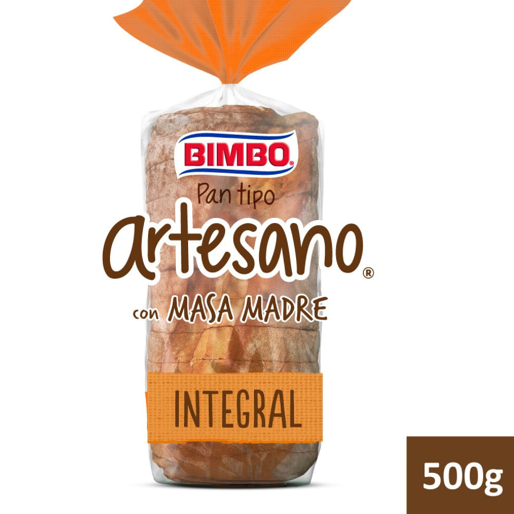 Pan Integral Con Masa Madre 500 Grs Artesano