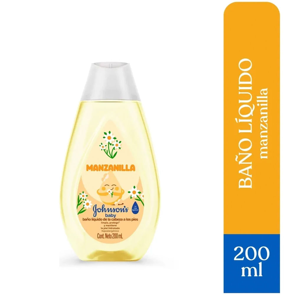 Jabon Liquido Johnson Baby Manzanilla 200ml