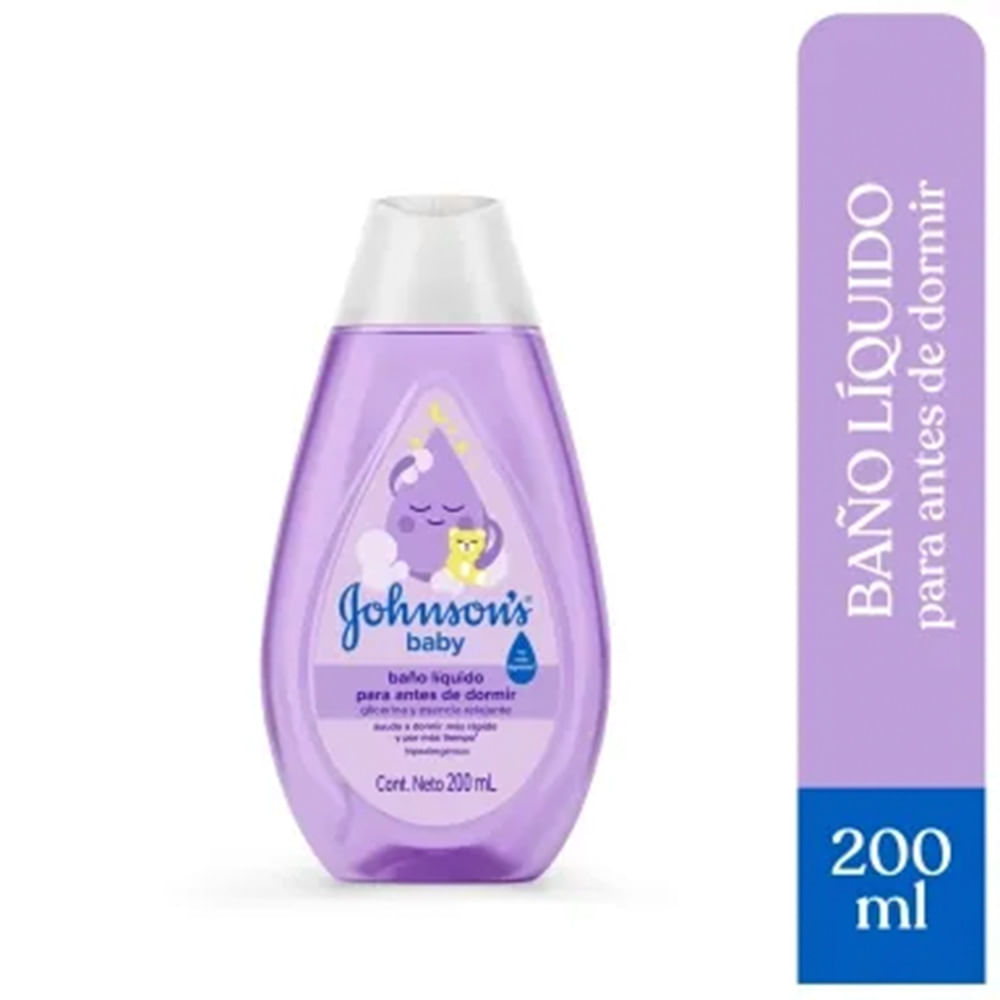 Jabon Liquido Johnson Baby Antes De Dormir 200