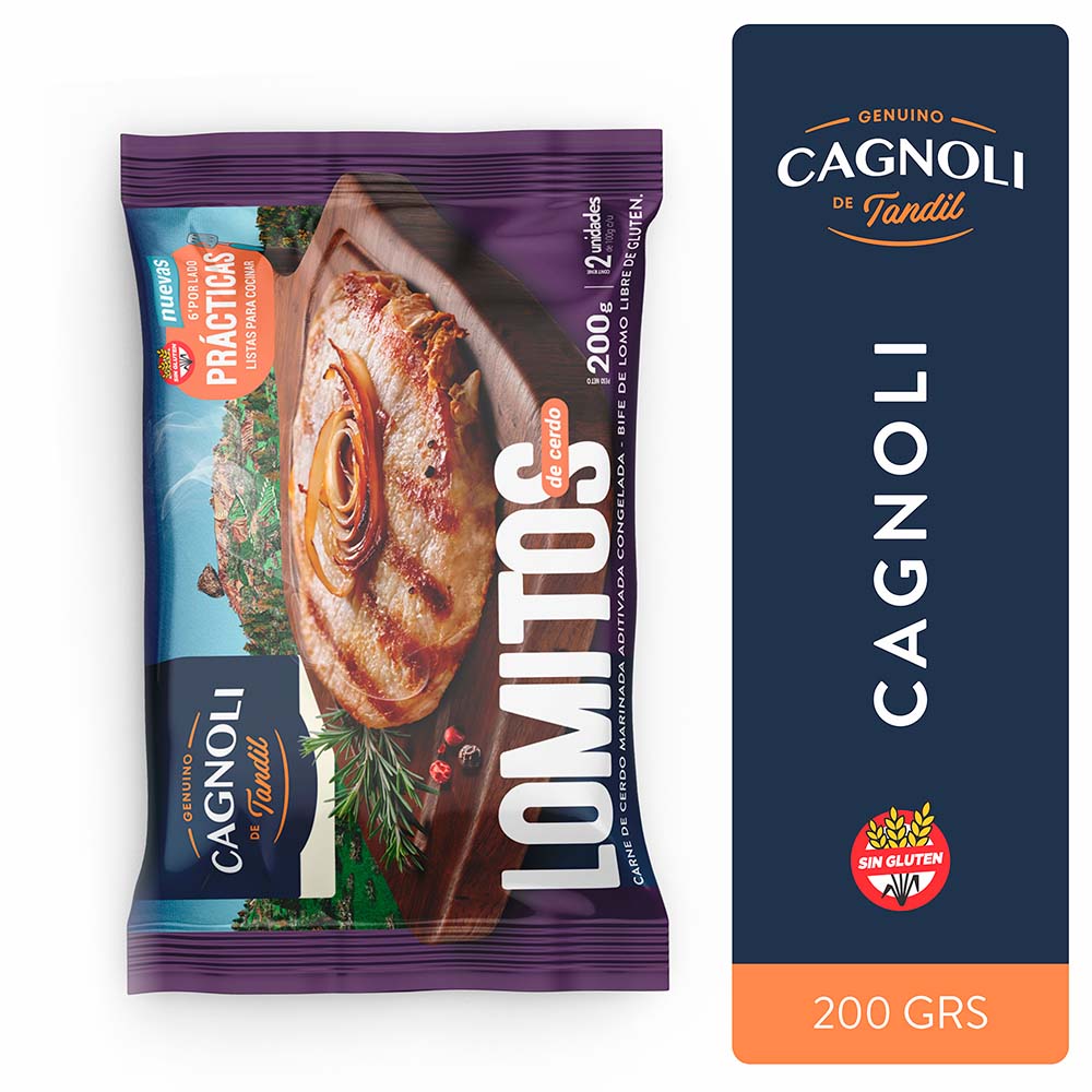 Lomitos de Cerdo x 2 Un 200 Grs Cagnoli