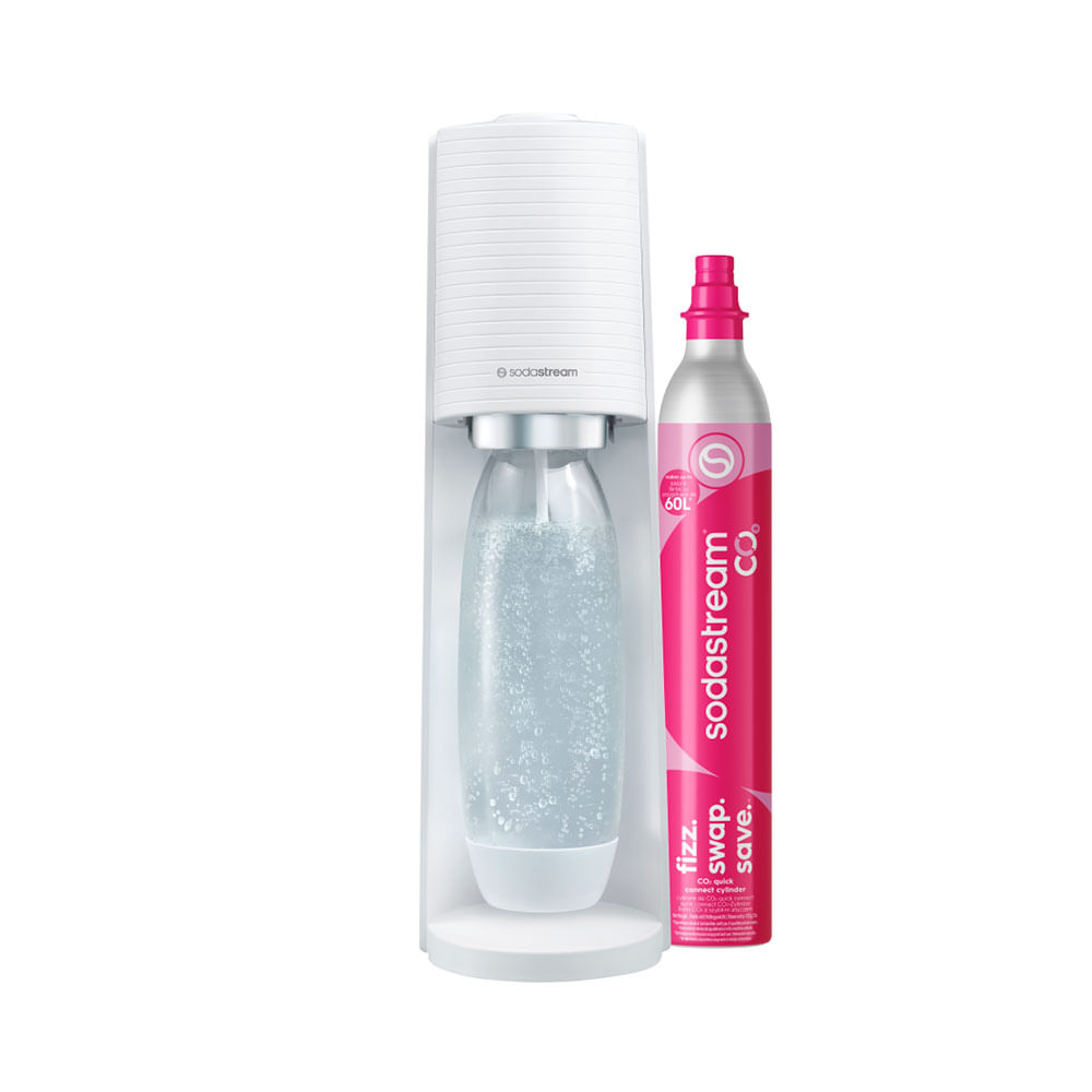 Gasificador de Agua 1 Lts Blanco TERRA Sodastream