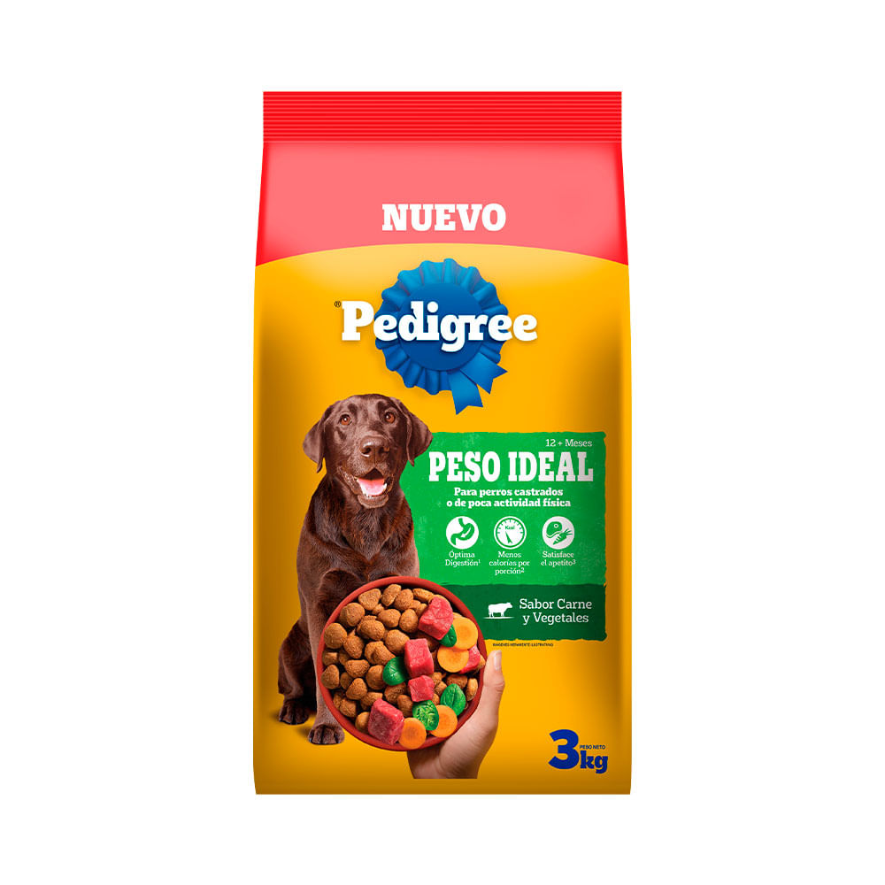 Alimento Pedigree Peso Ideal 3000gr