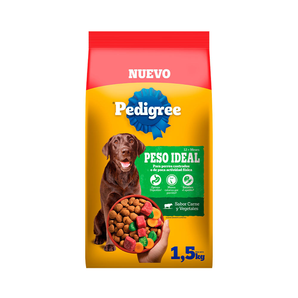 Alimento Pedigree Peso Ideal 1500gr