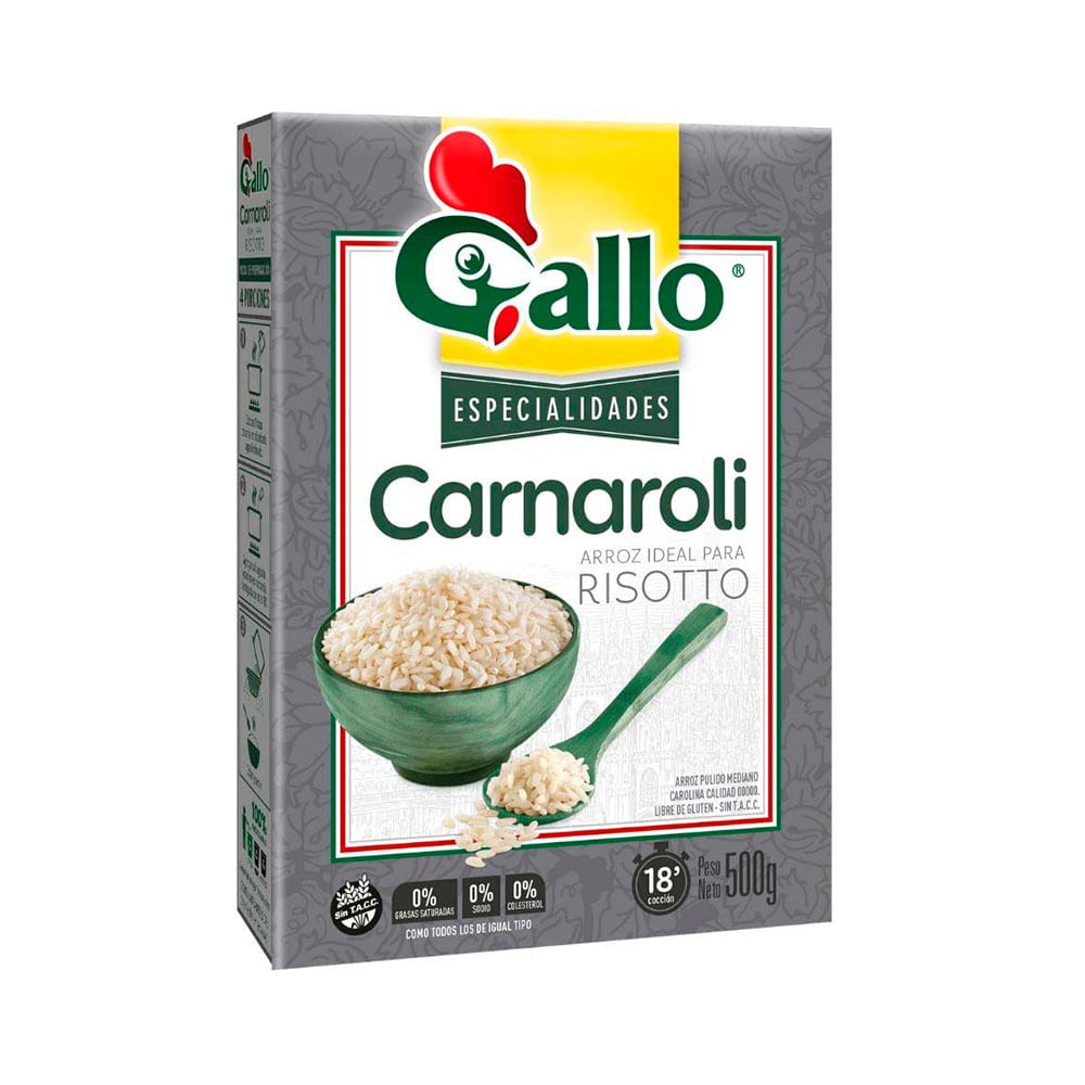 Arroz Carnaroli 500 Grs Gallo