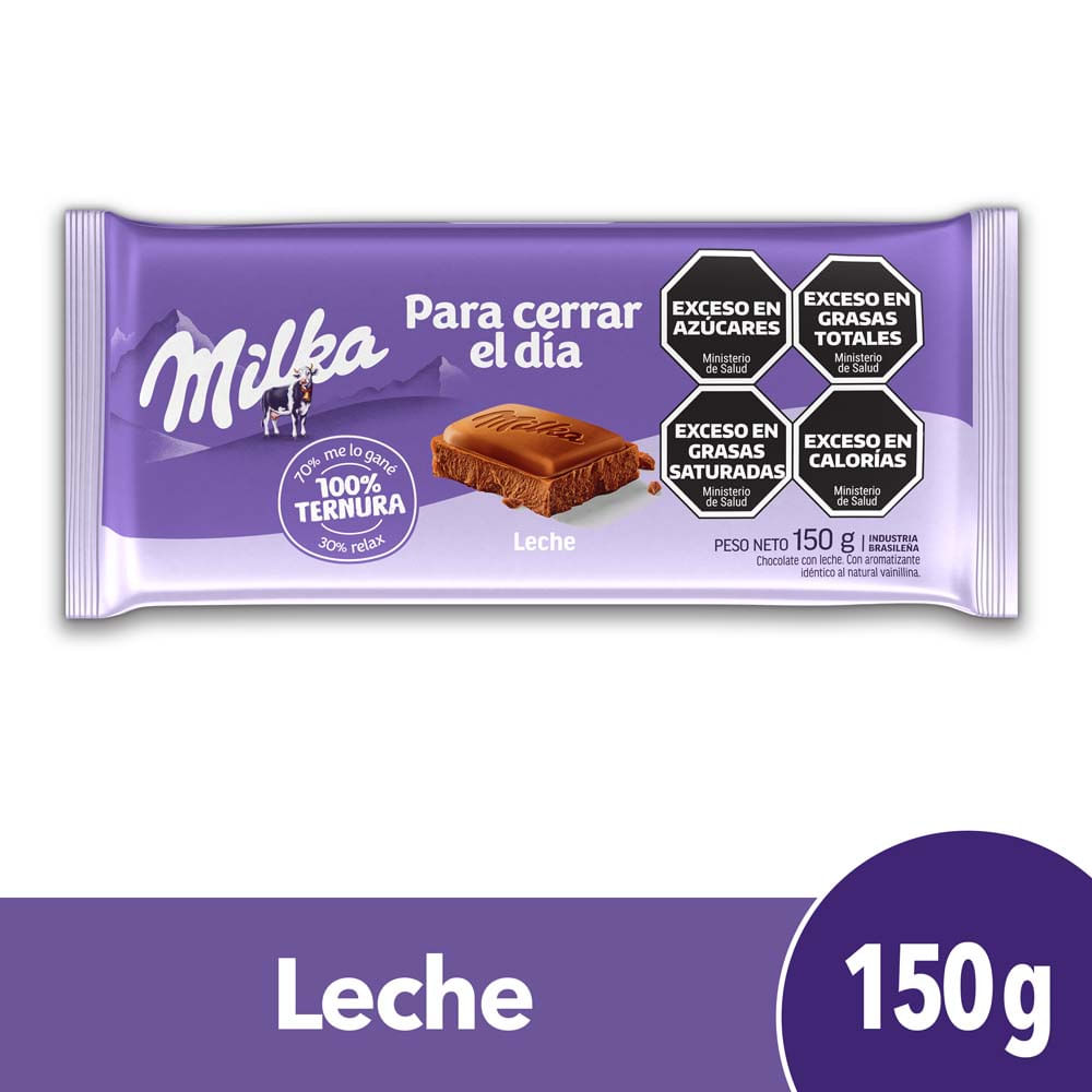 Chocolate Sabor Leche 150 Grs Milka