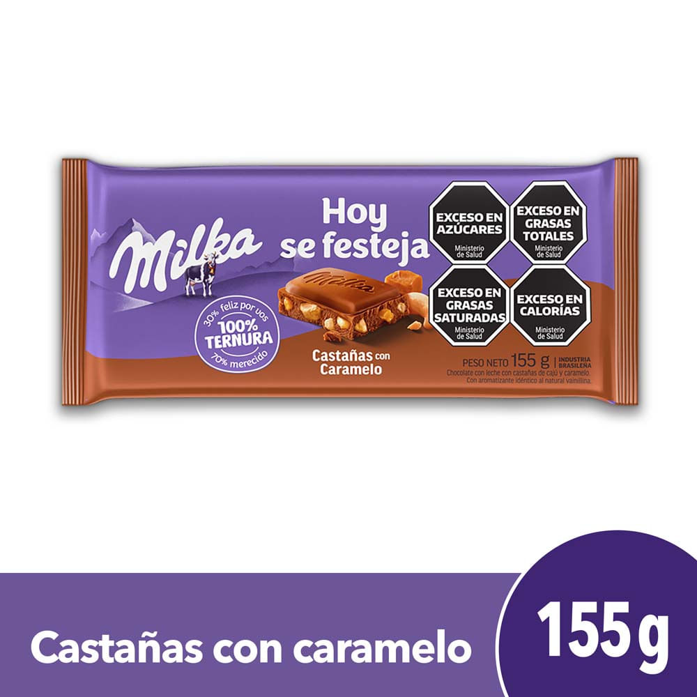 Chocolate Milka Con Castañas 155 Gr