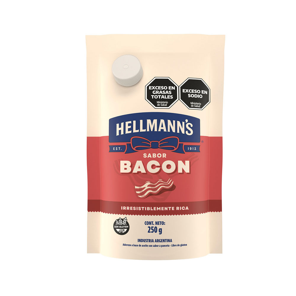 Mayonesa Hellmann´s Bacon 250gr