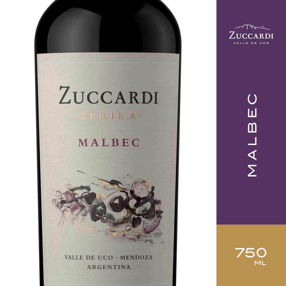Vino Zuccardi Serie A Malbec X 750 Cc