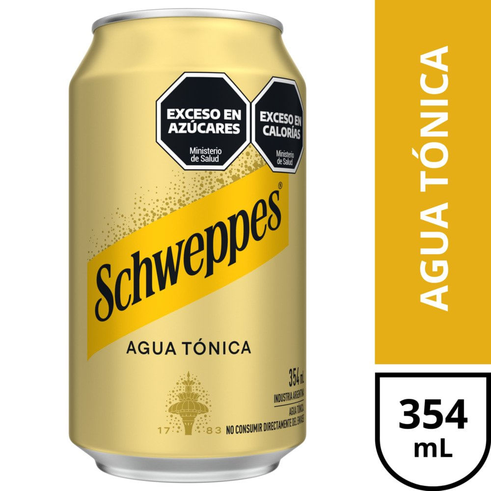 Gaseosa Agua Tónica 354 Ml Schweppes