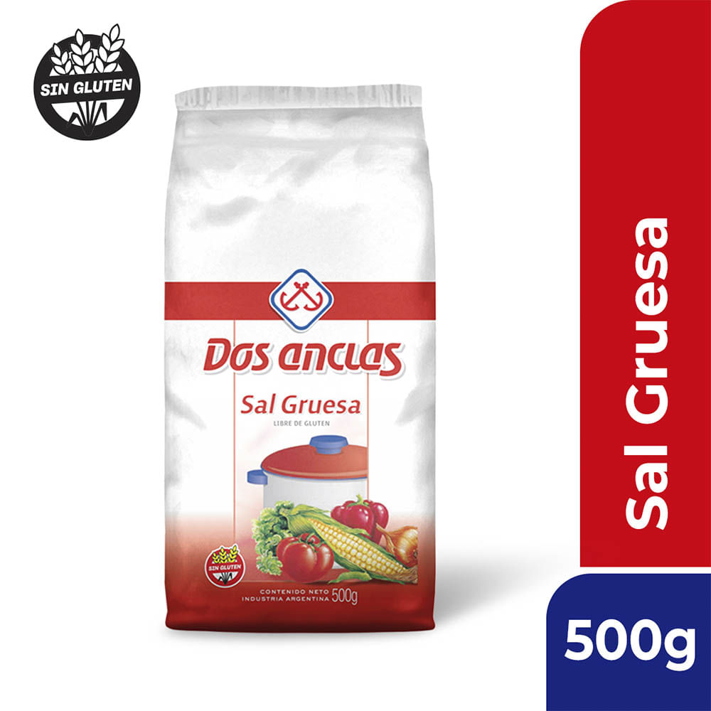 Sal Gruesa 500 Grs Dos Anclas